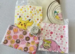【新品未開封】ミスドポケモン　トートバッグ、ポーチ、タオルハンカチ、マステ