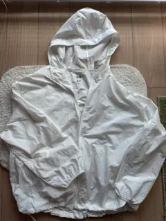 UNIQLO ホワイト ウィンドブレーカー XL