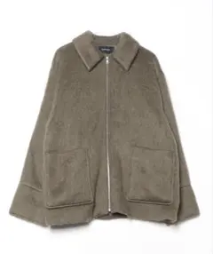 JEANASIS シャギージップミドルコート