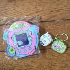 たまごっち　アクリルペン立て×キーホルダー