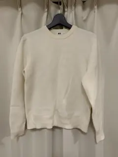 ユニクロ　ウォッシャブルミラノリブクルーネックセーター