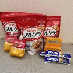 新品未開封　カルビー フルグラ 330g×4袋セット　カロリーメイト　ソイジョイのサムネイル