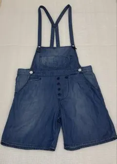 カルバンクライン　CK デニムショートサロペットパンツ