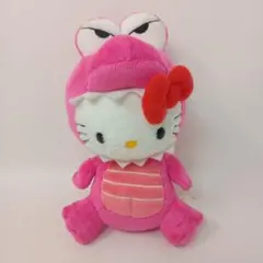 ハローキティ ワニ山さん　コラボ　マスコット　ぬいぐるみ　ボールチェーン