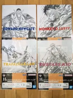 ワンピース　一番くじ　クリアファイル　マスクケース　ステッカー