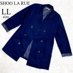 シューラルー♡スプリングコート LL ネイビー レディース XL 美品のサムネイル