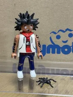 プレイモービルフィギュア男の子が蜘蛛だっきらい！のサムネイル