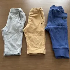 ベビー服 3色セット パンツ 80cm