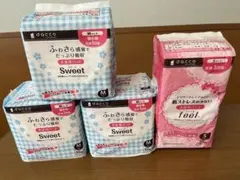 dacco お産用パッド sweetMサイズ 10枚×3、ふfeelS20枚×1