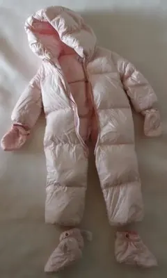 ラルフローレン ダウンつなぎ 24M ピンク 新品同様 ミトン・ブーティー付き