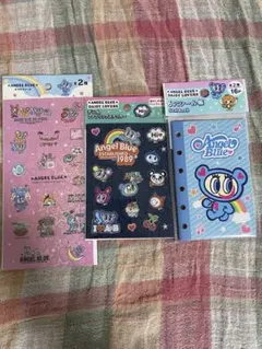 Angel Blue シール、シール帳3点セット