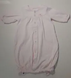 ミキハウス 50-60 ピンク 半袖 ツーウェイ・ドレスオール