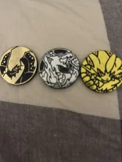 ポケカ　コイン３枚と汎用カードまとめ