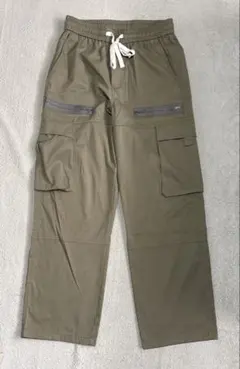 カーゴパンツ　オリーブ　ポケット　メンズ　Lのサムネイル