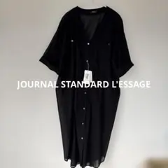 新品タグ付JOURNAL STANDARD L'ESSAGE シアーシャツワンピのサムネイル