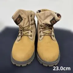 【23cm】Timberland ベージュ ハイカット ワークブーツ