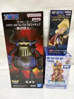 ワンピース　ワーコレ ガーリング聖　ベースショップ限定品　鉄の巨人　3点セット ワンピース ワーコレ ガーリング聖 ベースショップ限定品 鉄の巨人 3点