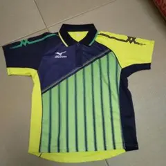 Mizuno 卓球ウェア XS グリーン/イエロー/ブラック