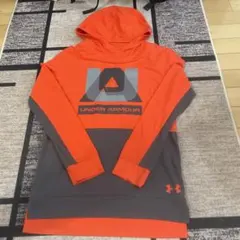 アンダーアーマー アンダー赤、薄手パーカー160