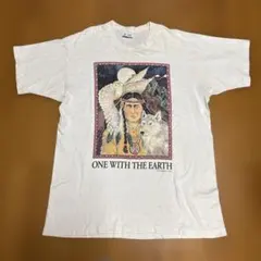 古着 ONE WITH THE EARTH Tシャツ XL