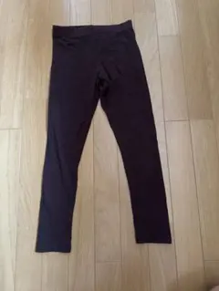 H&M キッズ レギンス ダークブラウン 140cm スパッツ