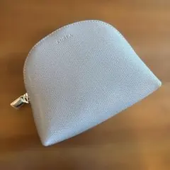 FURLA グレージュ　ポーチ