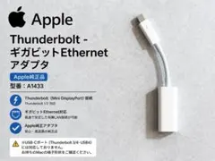 【Apple純正】Thunderbolt ギガビットEthernet A1433のサムネイル