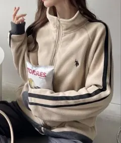 U.S. POLOラインフリーストラックジャケット