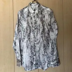 d メンズティノラス　チェーン柄　シャツ　シルバーのサムネイル