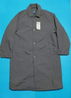 無印良品 洗える中わたステンカラーコート M ダークモカブラウン