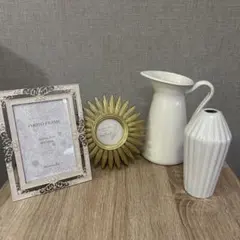 ウェルカムスペース　フォトフレーム　フラワーベース　セット