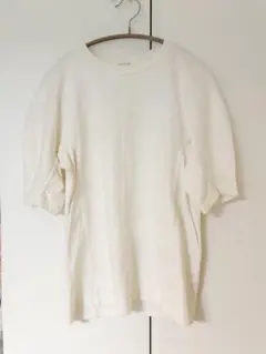 CASA FLINE オーガニックコッコン半袖Tシャツ ホワイトのサムネイル