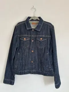 earth デニムジャケット　Gジャン　Mサイズ　ブルー