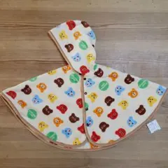 ホットビスケッツ(ミキハウス)【フリーサイズ・ポンチョ】