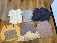 女の子 90センチ 長袖トップスまとめ売り6点