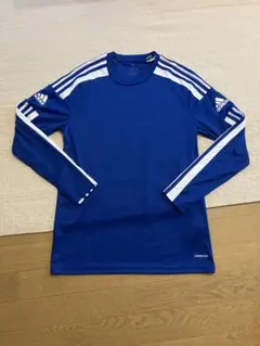adidas アディダス 長袖シャツ 青 Mサイズ