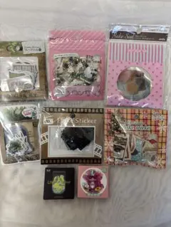 フレークシール(未使用6袋と中古2点おまとめ)