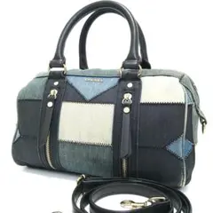DIESEL ディーゼル ショルダーバッグ 2WAY パッチワーク デニム
