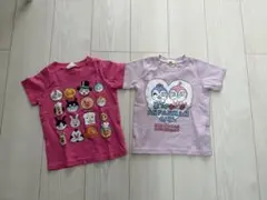 アンパンマン 半袖Tシャツ ピンク　2枚セット