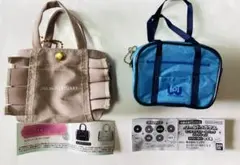 ミニフリルトートバッグ●ミニチュアスクールバッグ●2個セット●送料込み