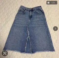 ZARA キッズ　デニム　ロングスカート