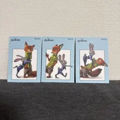 ズートピア　エポックカードコレクション　ニック&ジュディ　3枚セット