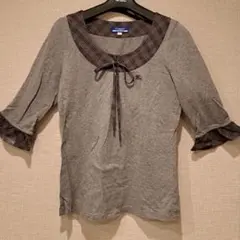 美品　BURBERRY　BLUE LABELリボン結びカットソー