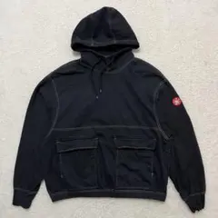 C.E OVERDYE LIGHT PULLOVER黒パーカー Cav Empt