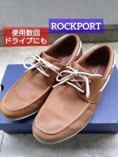 ROCKPORT 使用数回 ドライブにも最適 定価￥18,700 ボートシューズのサムネイル
