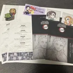 鬼滅の刃　ダイニング　グッズ　ポップ　まとめ売り　四周年　煉獄杏寿郎　缶バッジ