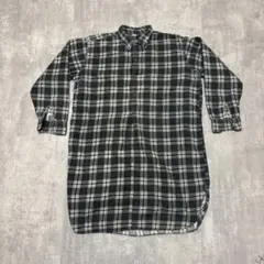 60s Euro Vintage ヨーロッパ　ネルシャツ　グランパシャツ