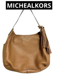 【美品】MICHAEL KORSショルダーバッグ トートバッグ A4 レザー