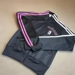 adidas ジャージ ブラック/ピンク