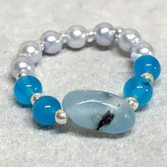 天然石　ビーズリング　529